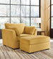 Keerwick Chair and Ottoman Signature Design by Ashley®