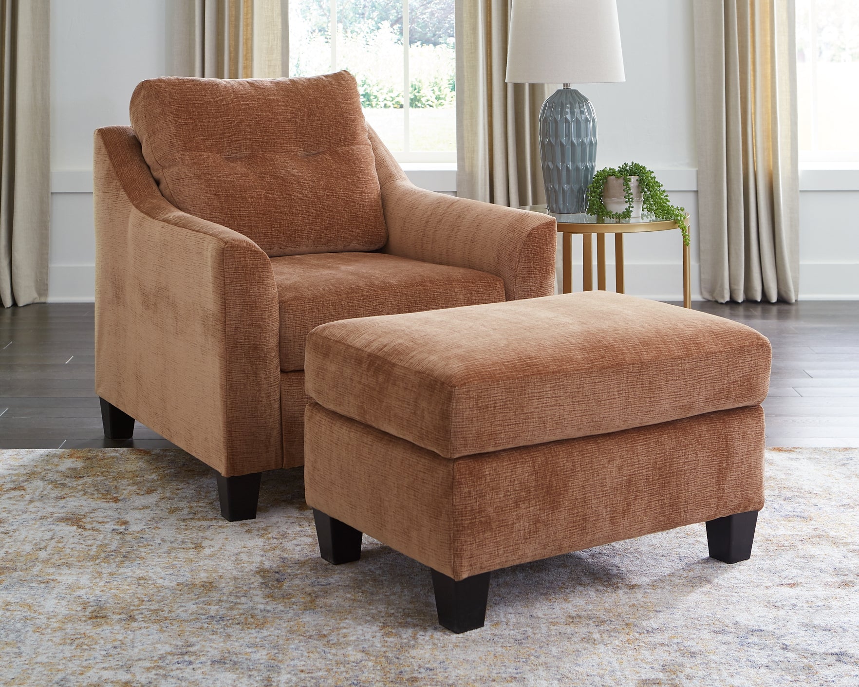 Amity Bay Chair and Ottoman Benchcraft®