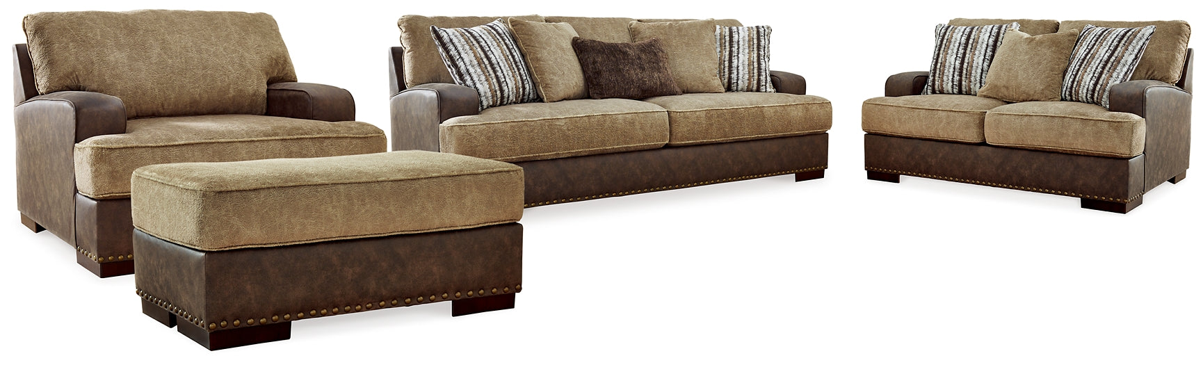 Alesbury Sofa, Loveseat, Chair and Ottoman Signature Design by Ashley®