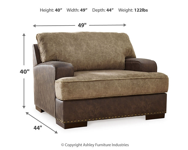 Alesbury Chair and Ottoman Signature Design by Ashley®