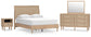 Cielden Queen Panel Bed with Mirrored Dresser and Nightstand Signature Design by Ashley®