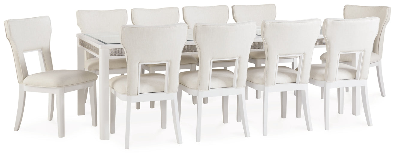 Chalanna Dining Table and 10 Chairs Signature Design by Ashley®
