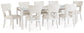 Chalanna Dining Table and 8 Chairs Signature Design by Ashley®