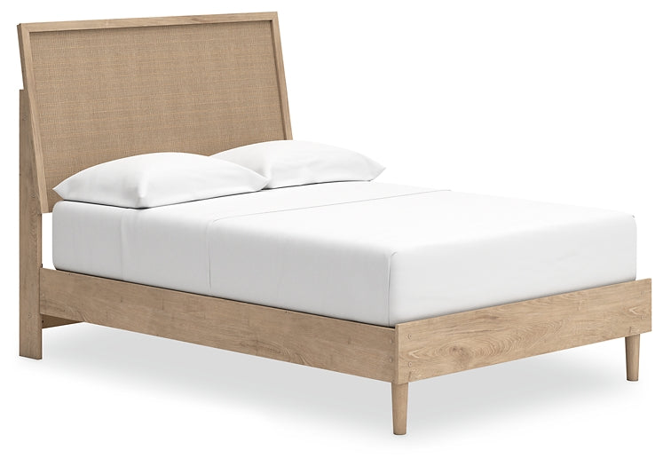 Cielden Full Panel Bed with Mirrored Dresser Signature Design by Ashley®