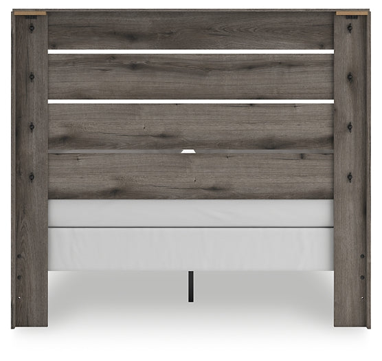 Graystorm Queen Panel Bed with Mirrored Dresser and Nightstand Signature Design by Ashley®