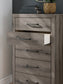 Graystorm Queen Panel Bed with Mirrored Dresser, Chest and Nightstand Signature Design by Ashley®