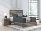 Graystorm Queen Panel Bed with Mirrored Dresser and Nightstand Signature Design by Ashley®