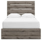 Graystorm Full Panel Bed with Storage with Mirrored Dresser and Nightstand Signature Design by Ashley®