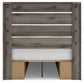 Graystorm Full Panel Bed with Storage with Mirrored Dresser, Chest and Nightstand Signature Design by Ashley®