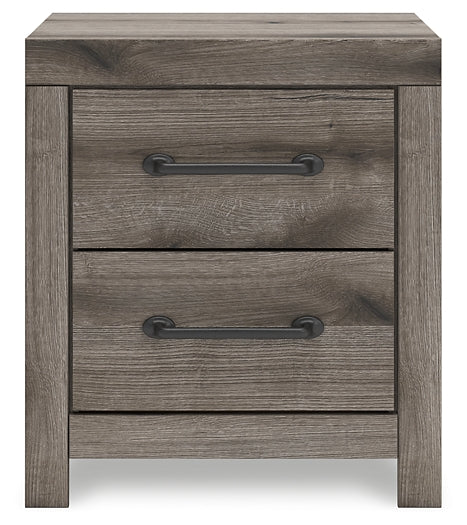 Graystorm Full Panel Bed with Storage with Mirrored Dresser, Chest and Nightstand Signature Design by Ashley®