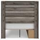 Graystorm Full Panel Bed with Storage with Mirrored Dresser, Chest and Nightstand Signature Design by Ashley®