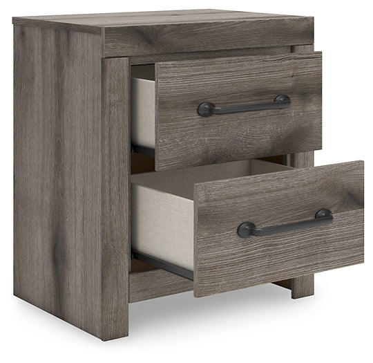 Graystorm Twin Panel Bed with Storage with Mirrored Dresser, Chest and Nightstand Signature Design by Ashley®