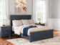 Landocken Queen Panel Bed with Mirrored Dresser and Nightstand Signature Design by Ashley®