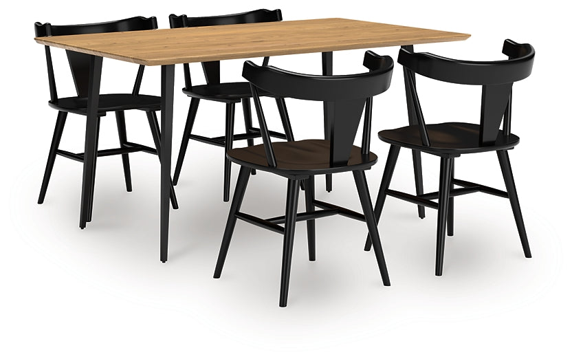 Gretlynn Dining Table and 4 Chairs Signature Design by Ashley®