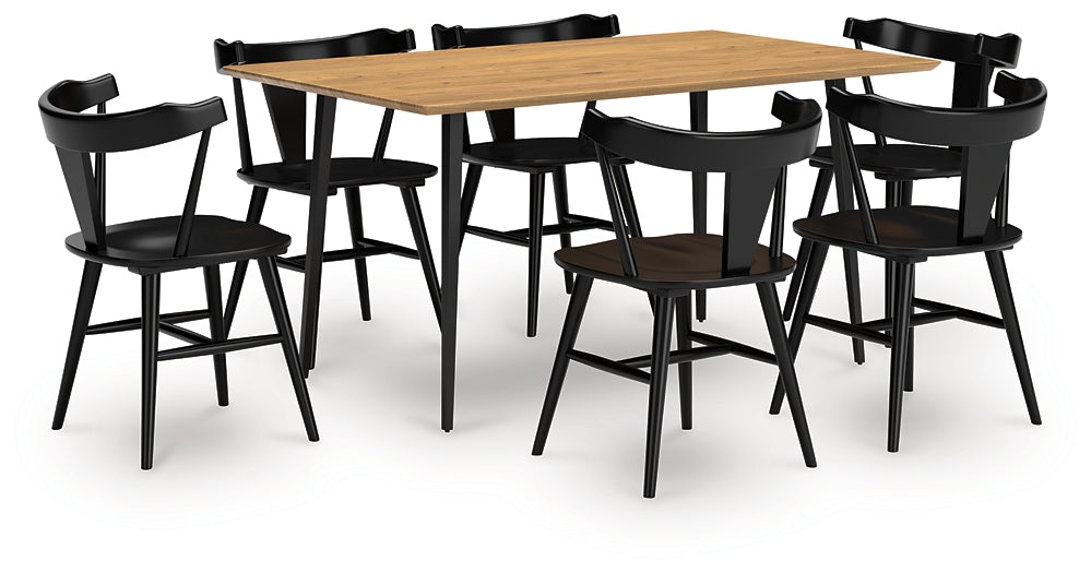 Gretlynn Dining Table and 6 Chairs Signature Design by Ashley®