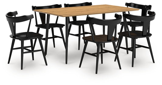Gretlynn Dining Table and 6 Chairs Signature Design by Ashley®