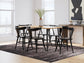Gretlynn Dining Table and 6 Chairs Signature Design by Ashley®