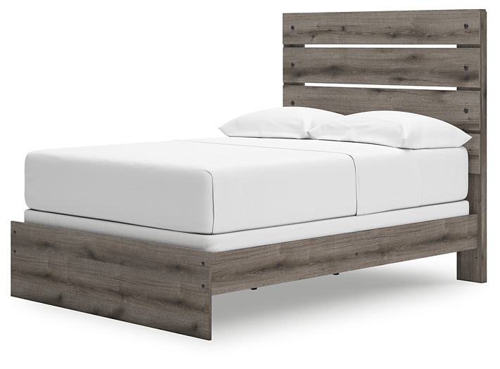 Graystorm Full Panel Bed with Mirrored Dresser Signature Design by Ashley®