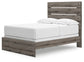 Graystorm Full Panel Bed with Mirrored Dresser Signature Design by Ashley®
