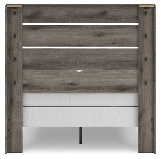 Graystorm Full Panel Bed with Mirrored Dresser Signature Design by Ashley®