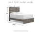 Graystorm Full Panel Bed with Mirrored Dresser Signature Design by Ashley®