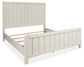 Shaybrock Queen Panel Bed with Mirrored Dresser and Nightstand Benchcraft®