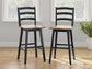Wildenauer Tall Swivel Barstool (2/CN) Signature Design by Ashley®