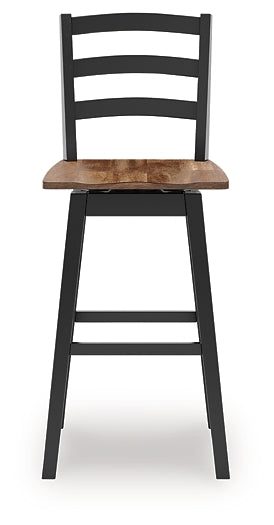 Wildenauer Tall Swivel Barstool (2/CN) Signature Design by Ashley®