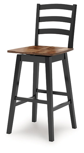 Wildenauer Tall Swivel Barstool (2/CN) Signature Design by Ashley®