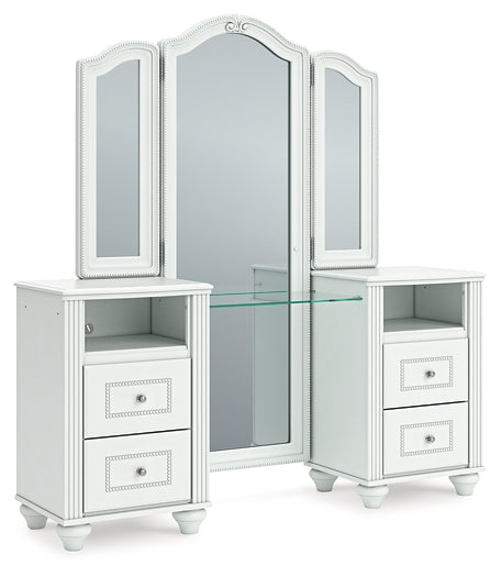 Kozlani Vanity with Mirror Signature Design by Ashley®