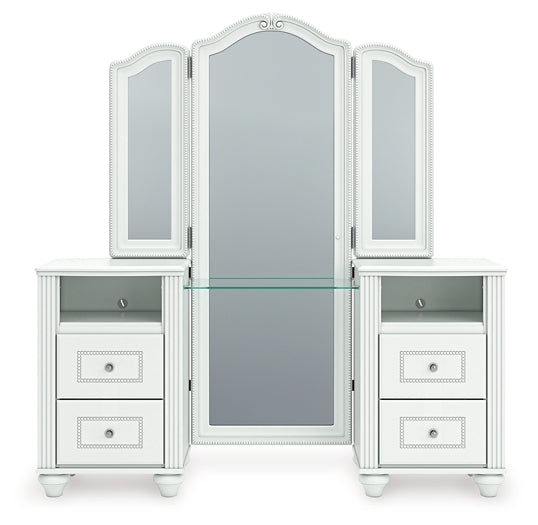 Kozlani Vanity with Mirror Signature Design by Ashley®