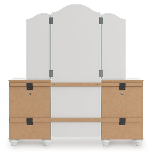 Kozlani Vanity with Mirror Signature Design by Ashley®