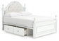 Kozlani Full Upholstered Panel Storage Bed Signature Design by Ashley®