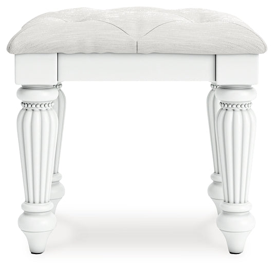 Kozlani Vanity Upholstered Stool Signature Design by Ashley®