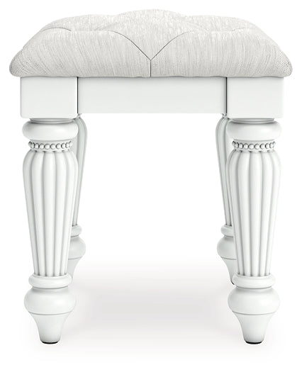 Kozlani Vanity Upholstered Stool Signature Design by Ashley®