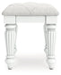 Kozlani Vanity Upholstered Stool Signature Design by Ashley®
