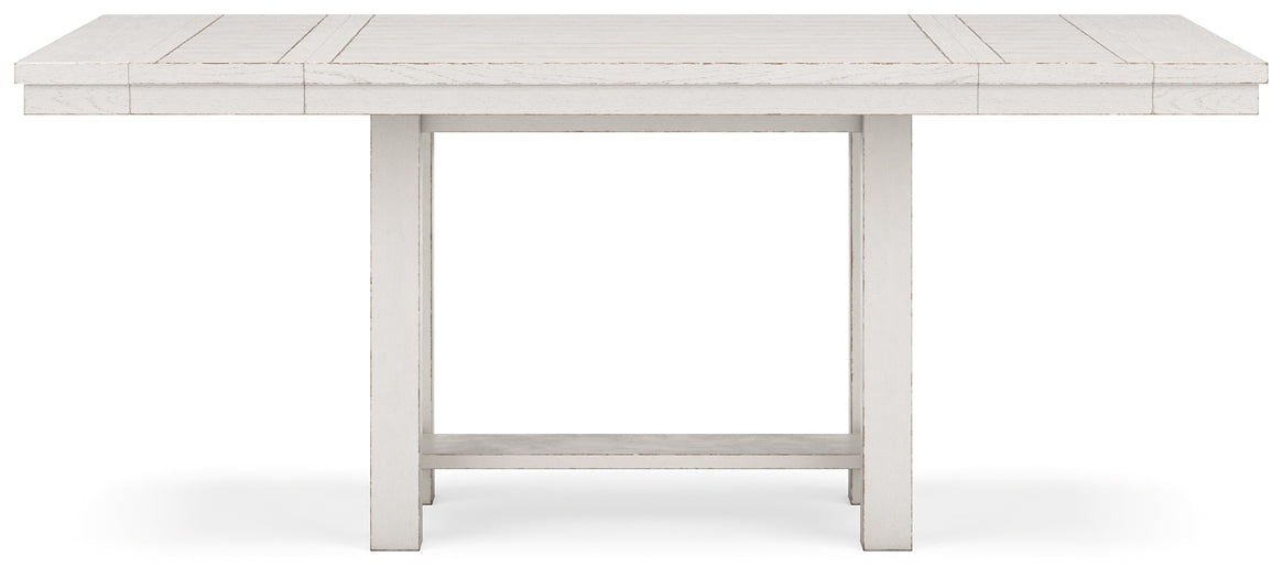 Robbinsdale Counter Height Dining Table and 10 Barstools Signature Design by Ashley®