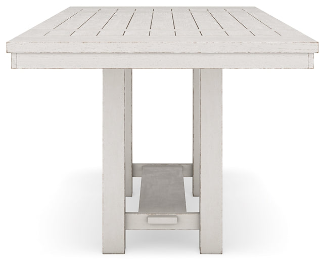 Robbinsdale Counter Height Dining Table and 10 Barstools Signature Design by Ashley®