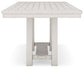 Robbinsdale Counter Height Dining Table and 10 Barstools Signature Design by Ashley®
