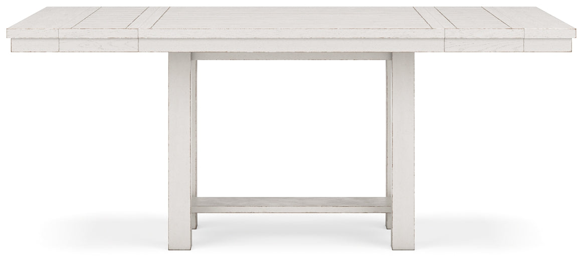 Robbinsdale Counter Height Dining Table and 10 Barstools Signature Design by Ashley®