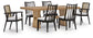 Galliden Dining Table and 6 Chairs Signature Design by Ashley®