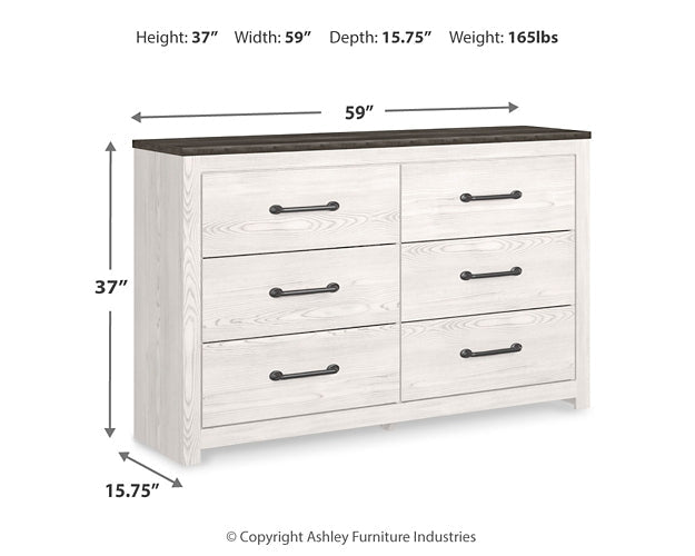Gerridan Six Drawer Dresser Signature Design by Ashley®