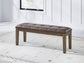 Urbinforte Large UPH Dining Room Bench Signature Design by Ashley®