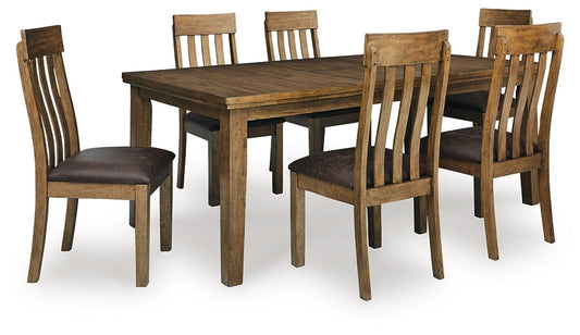 Urbinforte Dining Table and 6 Chairs Signature Design by Ashley®