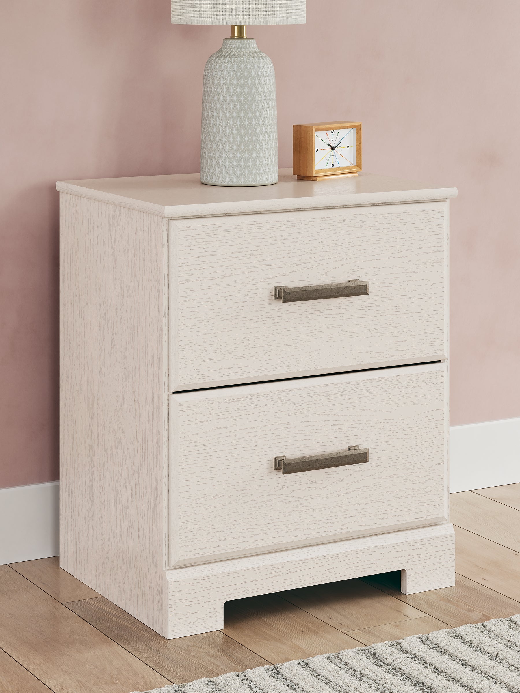 Stelsie Two Drawer Night Stand Signature Design by Ashley®