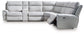 Social Pointe 6-Piece Power Reclining Sectional Signature Design by Ashley®