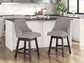 Neymorton UPH Swivel Barstool (2/CN) Signature Design by Ashley®
