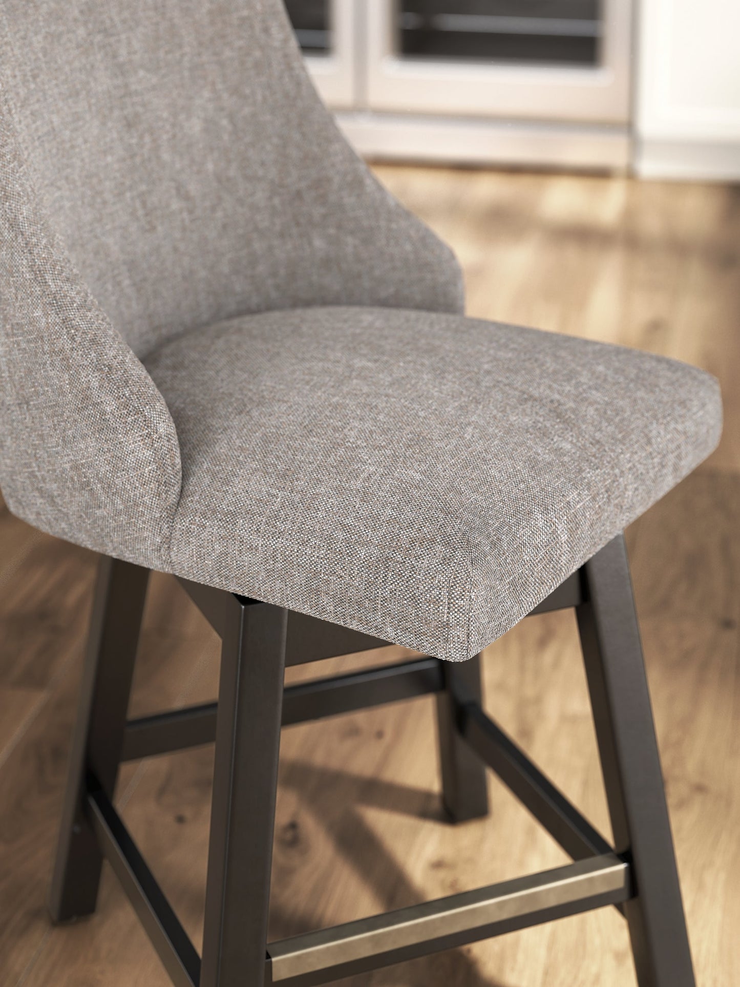 Neymorton UPH Swivel Barstool (2/CN) Signature Design by Ashley®