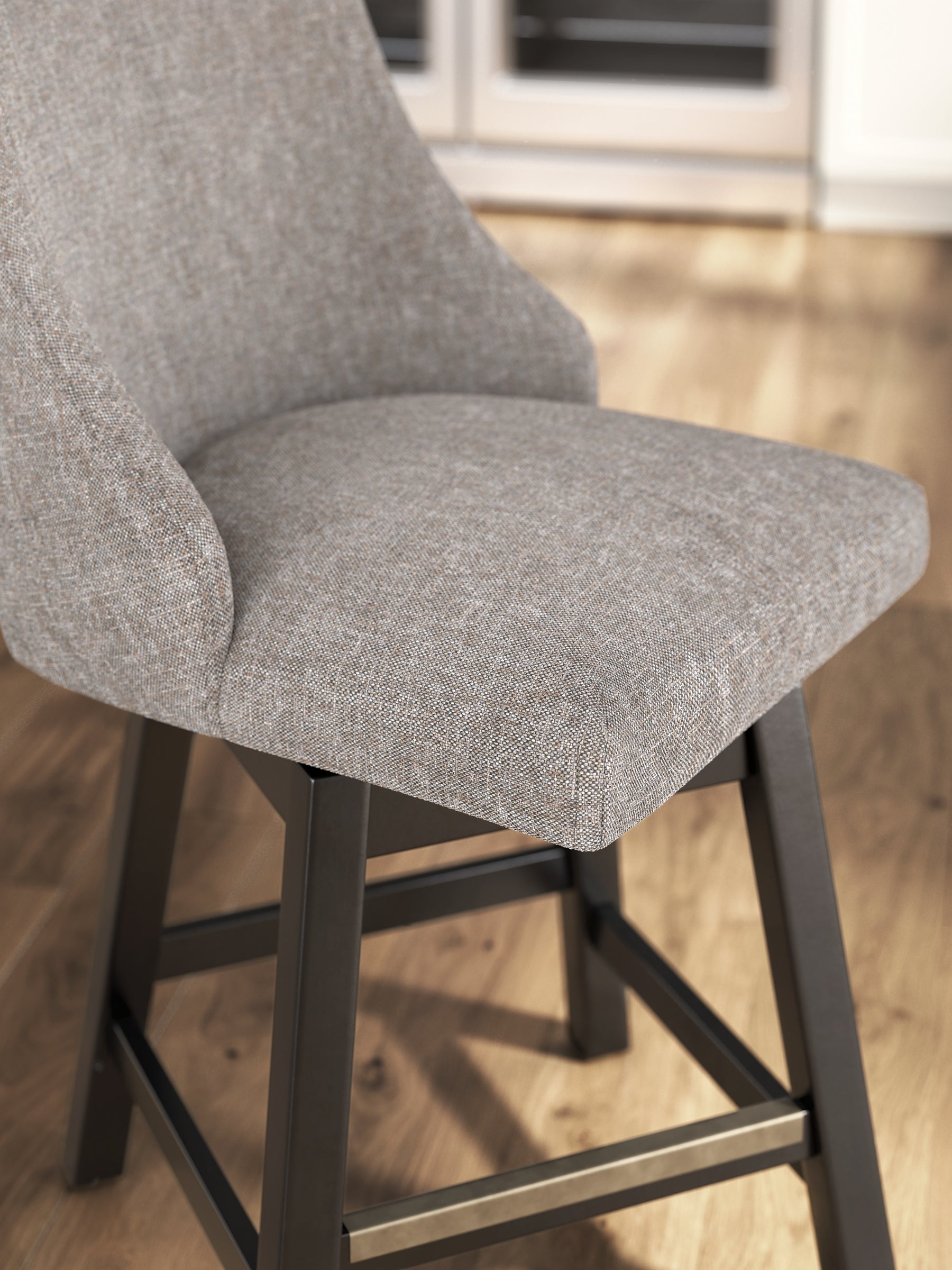 Neymorton UPH Swivel Barstool (2/CN) Signature Design by Ashley®