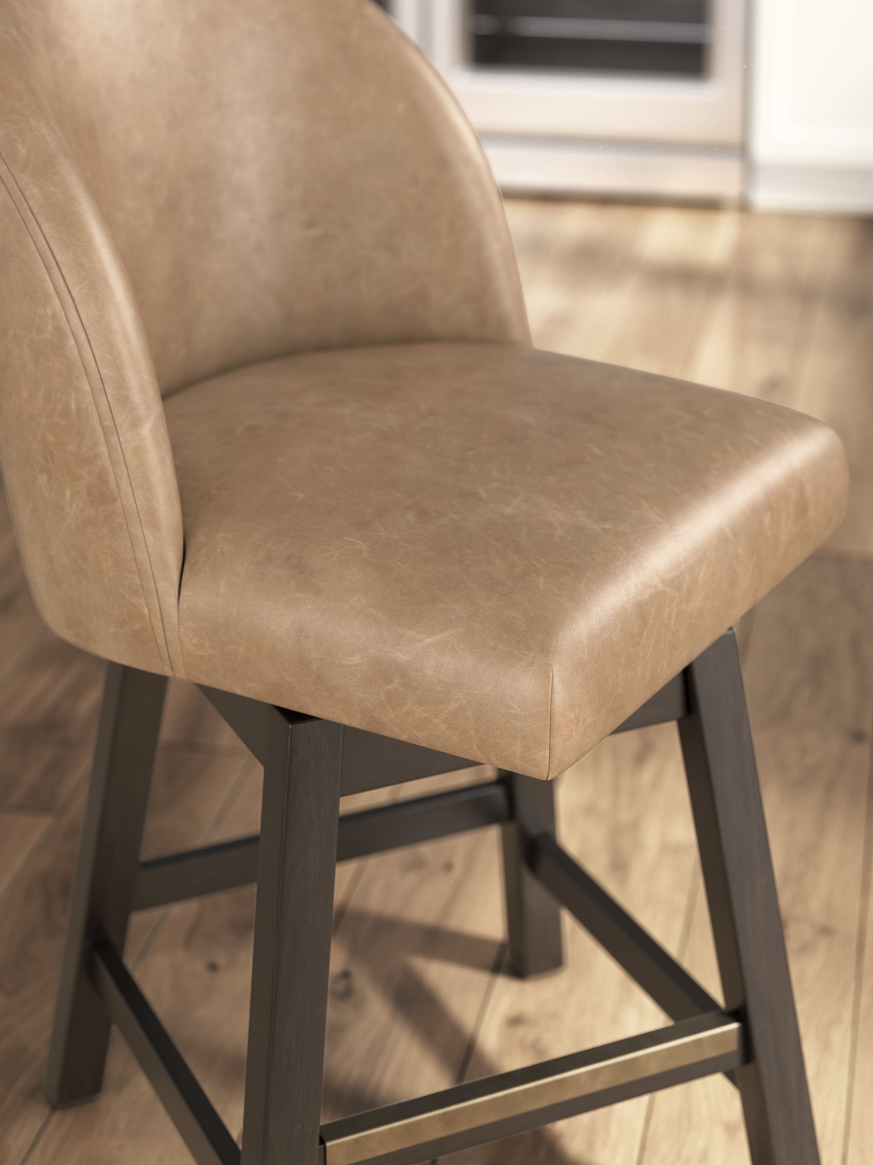 Neymorton UPH Swivel Barstool (2/CN) Signature Design by Ashley®